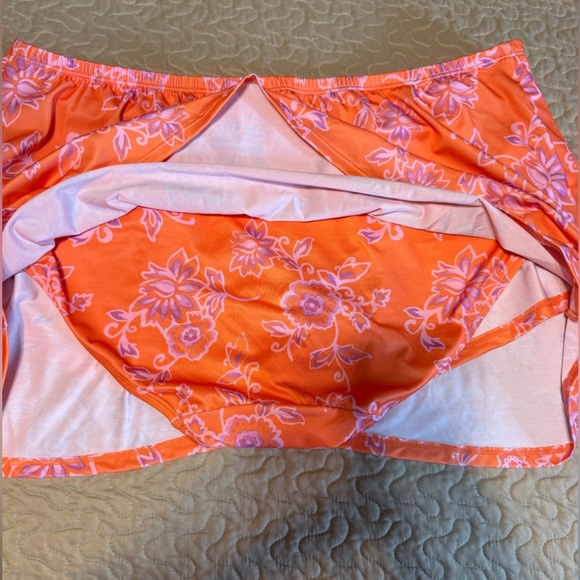 “CACIQUE” Faux Wrap Swim Skirt - Picture 8 of 11